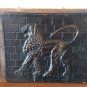 Vintage Embossed Copper Wall Decoration Erebuni Yerevan, Jubilee Celebrations, Chekanka
