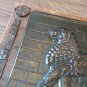 Vintage Embossed Copper Wall Decoration Erebuni Yerevan, Jubilee Celebrations, Chekanka