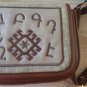 Armenian Taraz Crossbody Purse &acirc;�� Wheel of Eternity & Alphabet Design