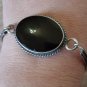 Armenian Obsidian Cuff Closed Bracelet, Simple Cuff Bracelet, Ethnic Bracelet