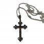 Armenian Cross Sterling Silver Chrysolite Pendant: Handmade Faith Necklace