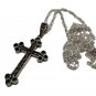 Armenian Cross Sterling Silver Chrysolite Pendant: Handmade Faith Necklace
