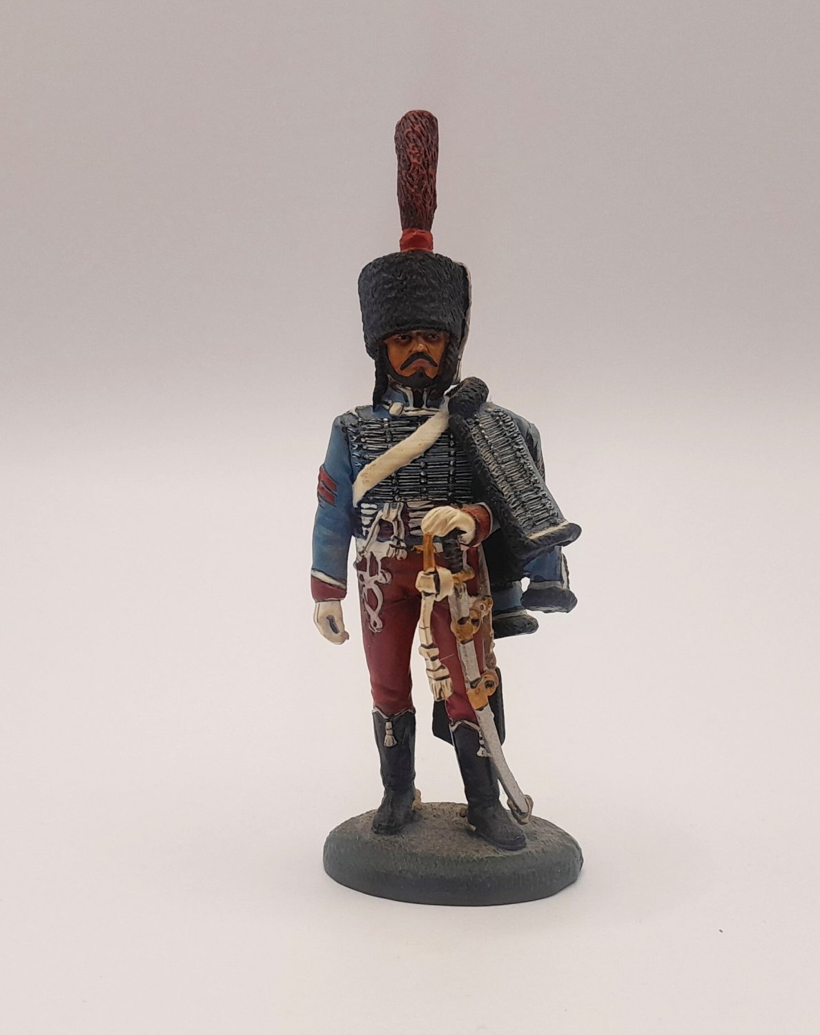 Sapper, French Hussars, 1810, Napoleonic Figurine, Collectable Figurine, Foot Soldier Figurine
