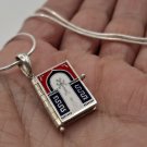 Armenian Lord’s Prayer Book Pendant – Enamel & Sterling Silver .925