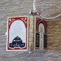 Armenian Lord&acirc;��s Prayer Book Pendant &acirc;�� Enamel & Sterling Silver .925