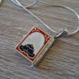 Armenian Lord&acirc;��s Prayer Book Pendant &acirc;�� Enamel & Sterling Silver .925