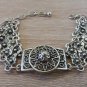 Star Flowery Link Armenian Bracelet – Ethnic Elegance in Silver