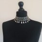 Armenian Pomegranate Neckline Drop Coin Necklace: Ethnic Chrysolite Style
