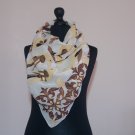 Handmade Silk Scarf, Armenian Handmade Scarves, Hand Painted Armenian Alphabet