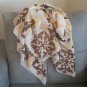 Handmade Silk Scarf, Armenian Handmade Scarves, Hand Painted Armenian Alphabet