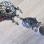 Ethnic Armenian Shield Ring Bracelet &acirc;�� Adjustable Hand Chain with Drops