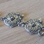 Ethnic Armenian Shield Ring Bracelet &acirc;�� Adjustable Hand Chain with Drops