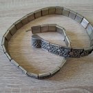 Vintage Armenian Melchior Leather Belt – Soviet Era Armor Link Design 1960s