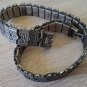 Vintage Antique Armenian Melchior Leather Soviet Belt, Armor Link Belt, Antique Ethnic Belt