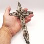 Armenian Hanging Holy Cross &acirc;�� Filigree Melchior with Zircon Stones