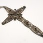 Armenian Hanging Holy Cross &acirc;�� Filigree Melchior with Zircon Stones