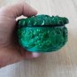 Bohemian Malachite Glass Jewelry Box â Vintage Gemstone Treasure