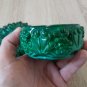 Bohemian Malachite Glass Jewelry Box â Vintage Gemstone Treasure