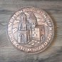 Vintage Etchmiadzin Cathedral Decorative Copper Wall, Home Mother Church