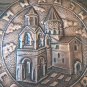 Vintage Etchmiadzin Cathedral Decorative Copper Wall, Home Mother Church