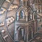 Vintage Etchmiadzin Cathedral Decorative Copper Wall, Home Mother Church