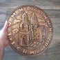 Vintage Etchmiadzin Cathedral Decorative Copper Wall, Home Mother Church