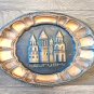 Etchmiadzin Vintage Embossed Copper Tray &acirc;�� Traditional Armenian Wall Decor