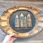 Etchmiadzin Vintage Embossed Copper Tray &acirc;�� Traditional Armenian Wall Decor