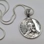 Vardan Mamikonyan Sterling Silver Coin Pendant Necklace – Faith and Motherland