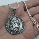 Tigran the Great Sterling Silver Coin Pendant – Armenian Heritage Necklace