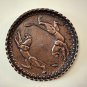 Vintage Erebuni Decorative Copper Tray &acirc;�� The Lions of Erebuni, Yerevan