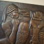 Vintage Embossed Copper Wall Decoration &acirc;�� David of Sassoun, Armenian Legend