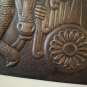 Vintage Embossed Copper Wall Decoration &acirc;�� David of Sassoun, Armenian Legend