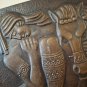 Vintage Embossed Copper Wall Decoration &acirc;�� David of Sassoun, Armenian Legend