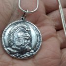 Vardan Mamikonyan & Eternity Sign Sterling Silver Coin Pendant