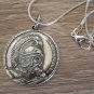 Vardan Mamikonyan & Eternity Sign Sterling Silver Coin Pendant