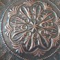 Vintage Embossed Copper Wall Decorative Tray Plate: Armenian Heritage Elegance