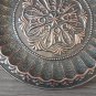 Vintage Embossed Copper Wall Decorative Tray Plate: Armenian Heritage Elegance