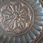 Vintage Embossed Copper Wall Decorative Tray Plate: Armenian Heritage Elegance