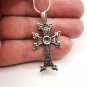 Armenian Cross Pendant with Eternity Sign &acirc;�� Sterling Silver .925