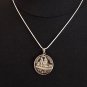 Tatev Monastery Sterling Silver Coin Pendant: Armenian Jewelry
