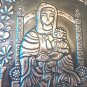 Vintage Embossed Copper Wall Decoration &acirc;�� Marie & Jesus, Armenian Symbolic Home Decor Motherhood