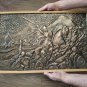 Vintage Embossed Copper Wall Decoration &acirc;�� Battle of Avarayr, Vardan Mamikonian, Armenian Heroic