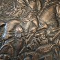 Vintage Embossed Copper Wall Decoration &acirc;�� Battle of Avarayr, Vardan Mamikonian, Armenian Heroic