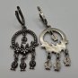 Armenian Pomegranate Dangle Drop Sterling Silver Earrings: Symbol of Abundance