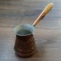 Vintage Armenian Jazzve Coffee Pot &acirc;�� Soviet Era Copper, Battle of Sardarabad Design