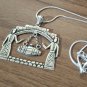 Armenian Butter-Making Sterling Silver Pendant &acirc;�� Ancient Khnotsi Necklace
