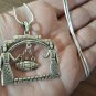 Armenian Butter-Making Sterling Silver Pendant &acirc;�� Ancient Khnotsi Necklace