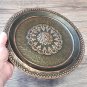 Vintage Embossed Copper Wall Tray &acirc;�� Armenian Floral & Geometric D&Atilde;&copy;cor, Soviet Era 1960s&acirc;��1970s