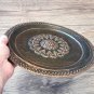 Vintage Embossed Copper Wall Tray &acirc;�� Armenian Floral & Geometric D&Atilde;&copy;cor, Soviet Era 1960s&acirc;��1970s